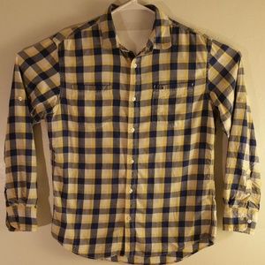 Tommy Hilfiger Men’s Large Plaid Button Down Shirt